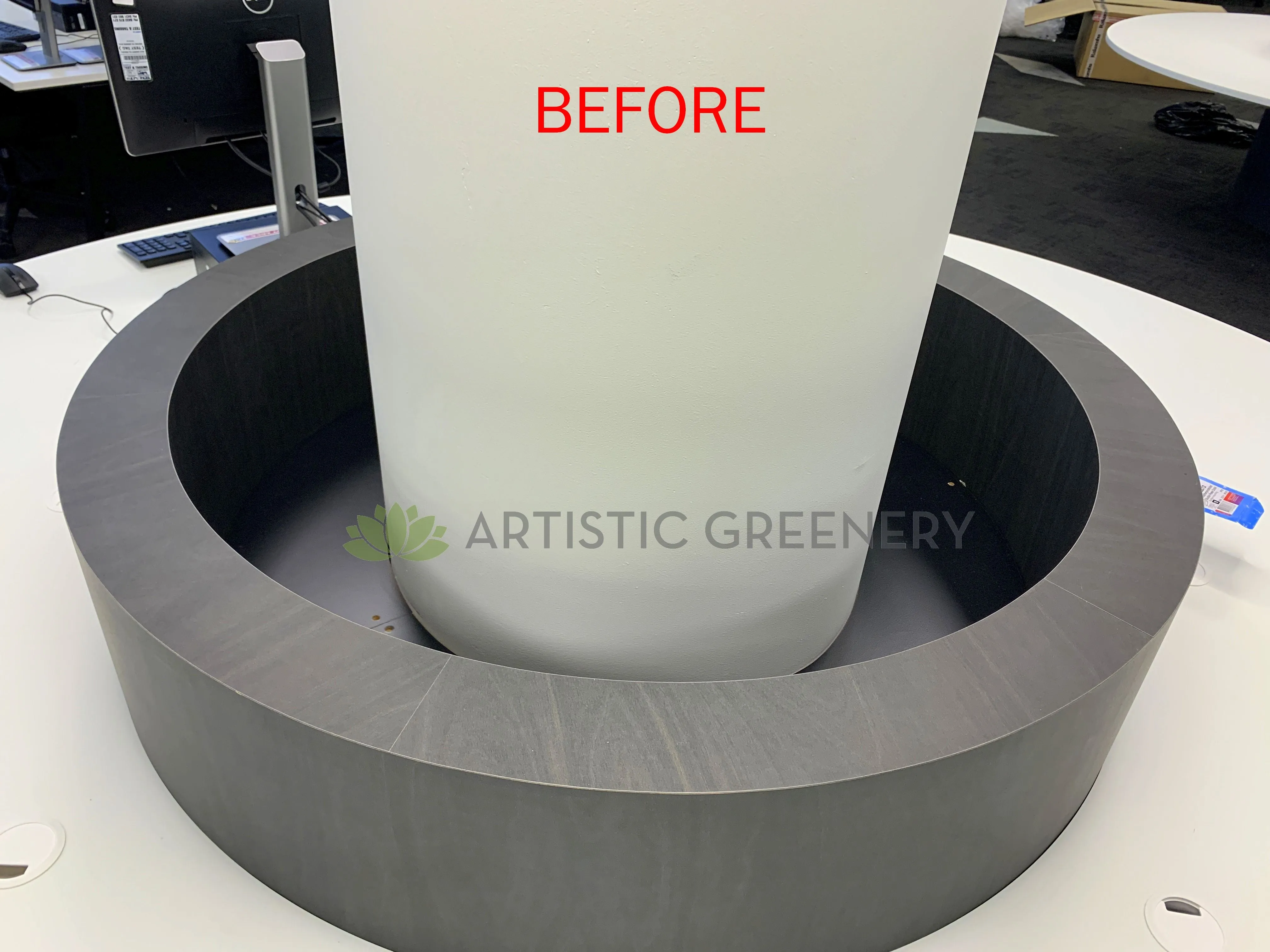 Edith Cowan University (ECU) Joondalup Campus Library - Artificial Plants for Built-in Cabinets / Planters