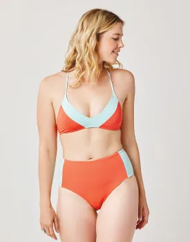 Erin Colorblock Bottom: Sunset w. Sea Glass - FINAL SALE