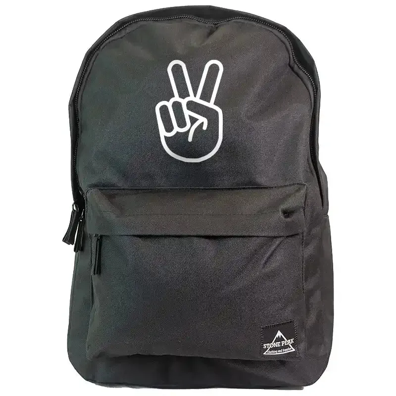 Every Day Backpack Hand Sign