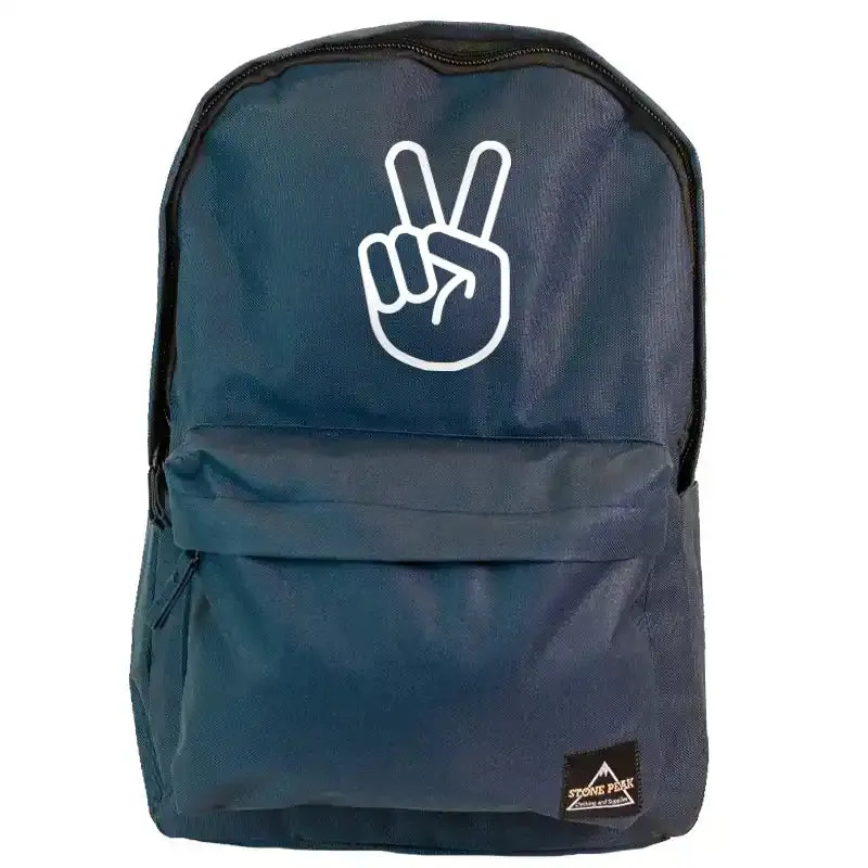 Every Day Backpack Hand Sign