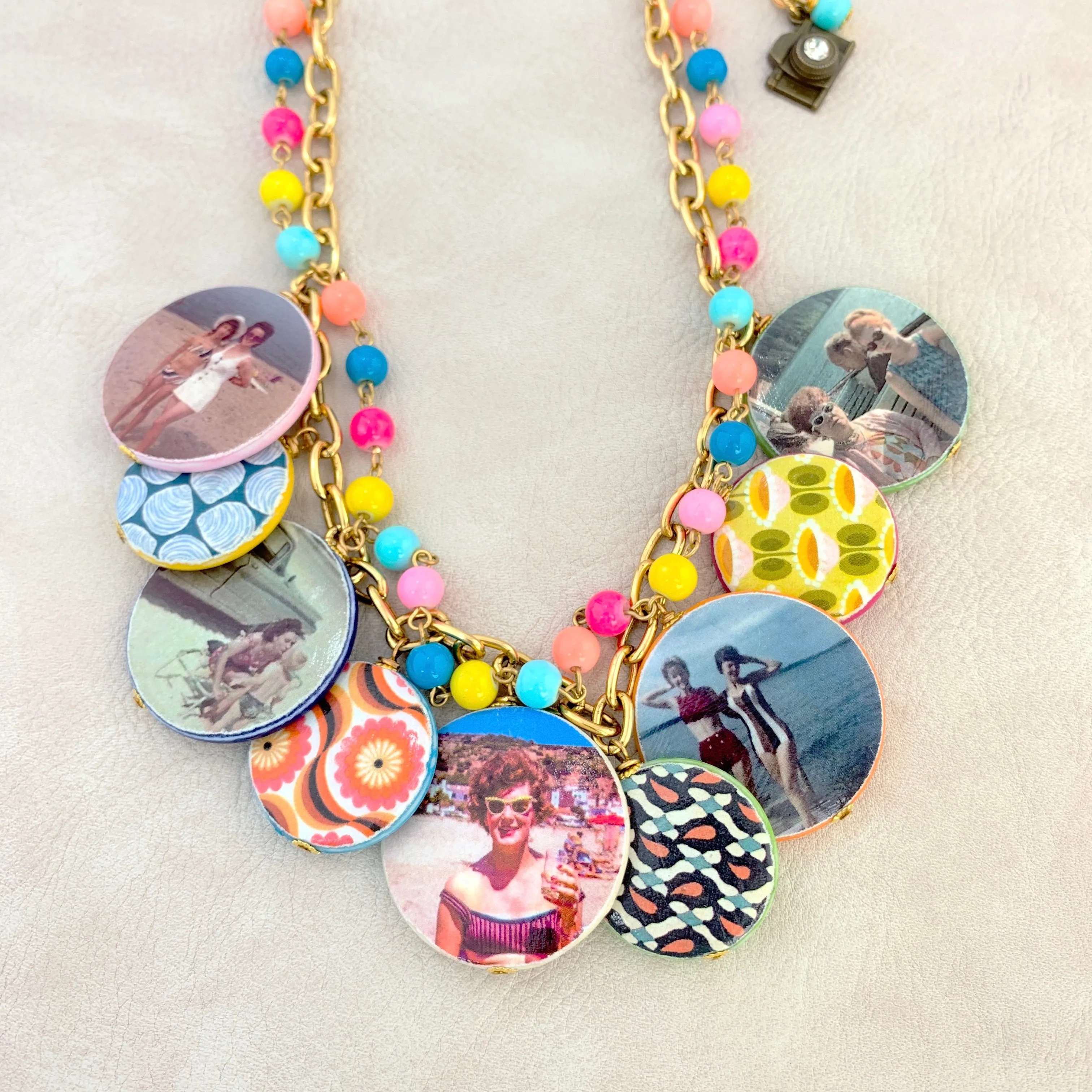 Family Vacation Statement Necklace
