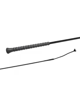 Fleck Rubber Handle Dressage Whip