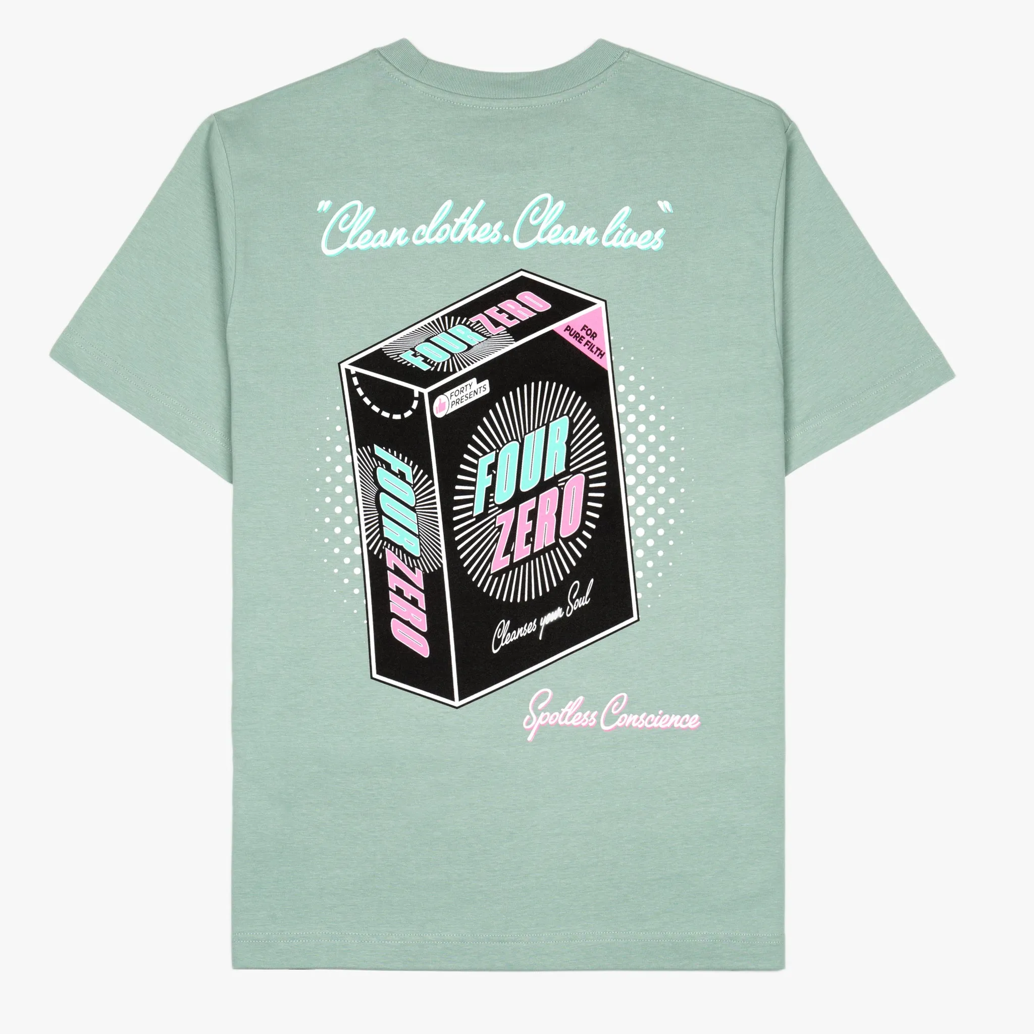 Four Zero Powder Tee (Raindrop)
