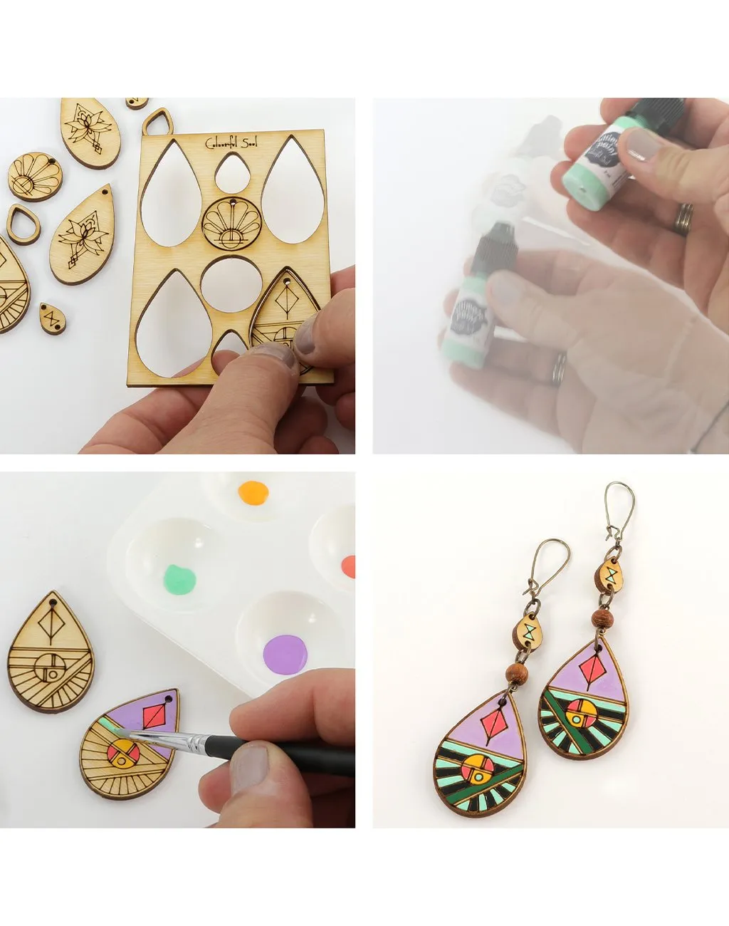 Garden Roses, Jewelry Pop Outs (1 panel, 10pcs/ea)