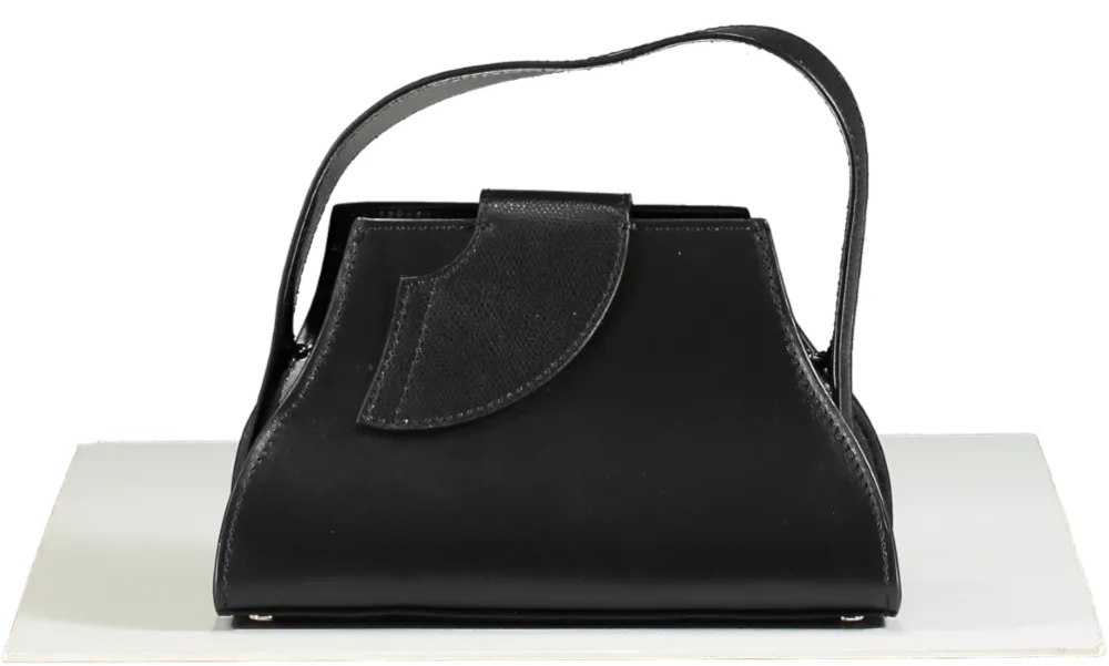 GCDS Black Seaweed Mini Handbag