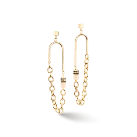 GeoCUBE® Iconic Boho earrings gold-multicolour