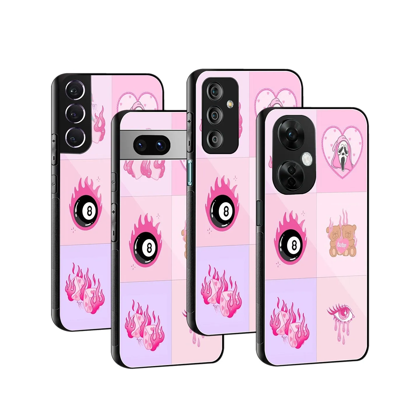 Ghostly Adorable Phone Cover | Glass Case