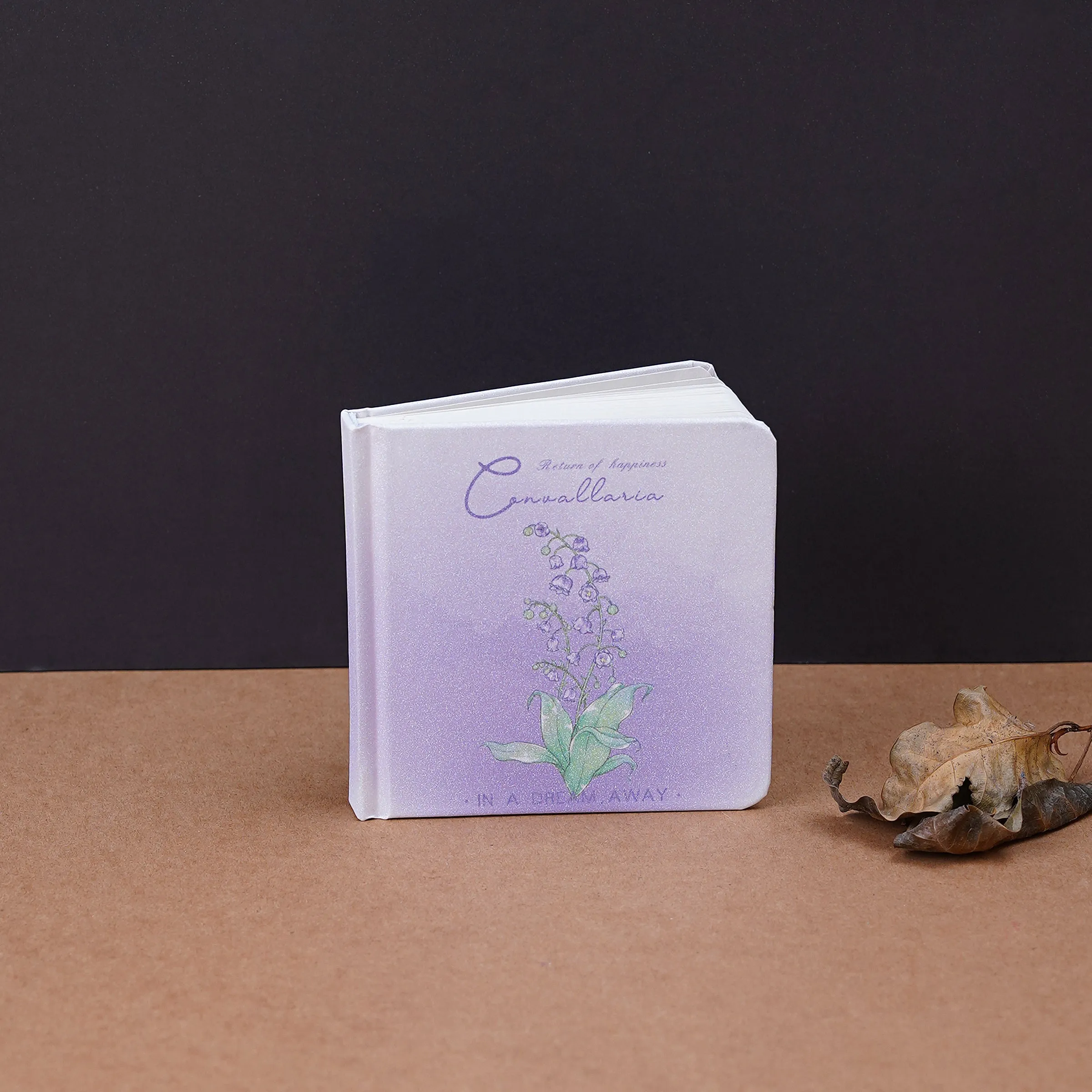 Glittery Square Hard Cover Grid Journal