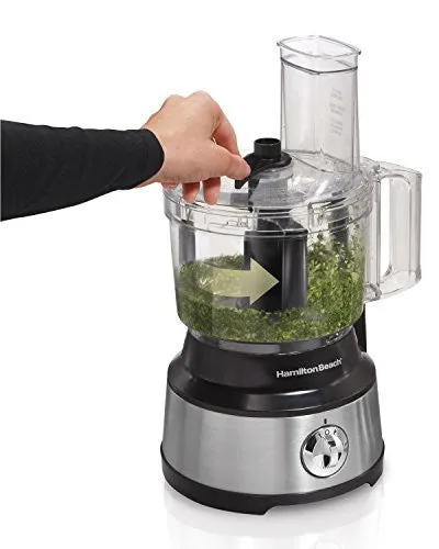 HAMILTON BEACH 10-CUP FOOD PROCESSOR, WITH BOWL SCRAPER (70730)