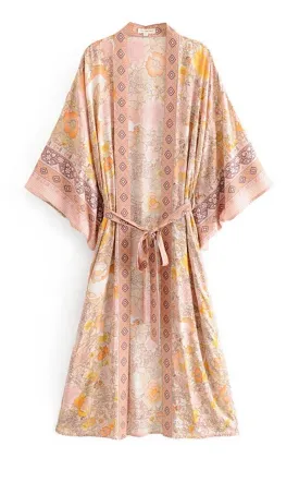Handmade Bohemian Kimono, Bohemian Long Kimono, Beach Cover Up Kimono, Vintage Bohemian Kimono, Beach Dress Kimono, Boho Maxi Kimono
