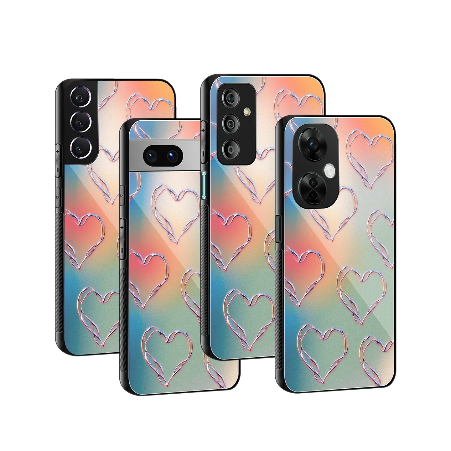 Hearts Euphoria Phone Cover | Glass Case