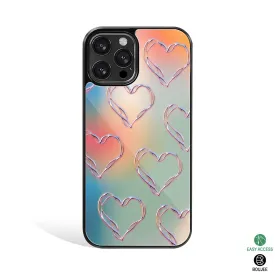 Hearts Euphoria Phone Cover | Glass Case