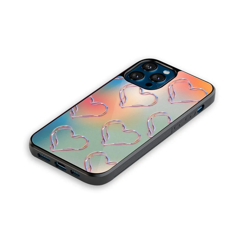 Hearts Euphoria Phone Cover | Glass Case
