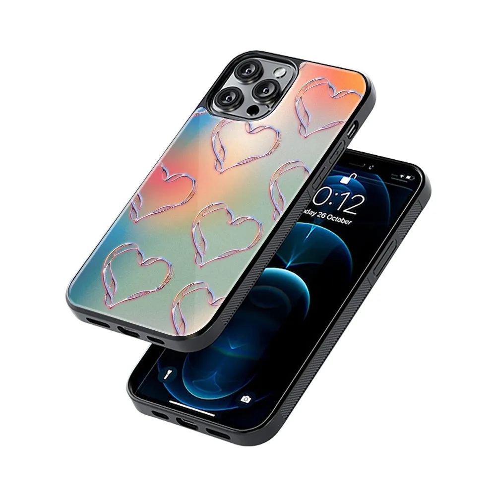 Hearts Euphoria Phone Cover | Glass Case