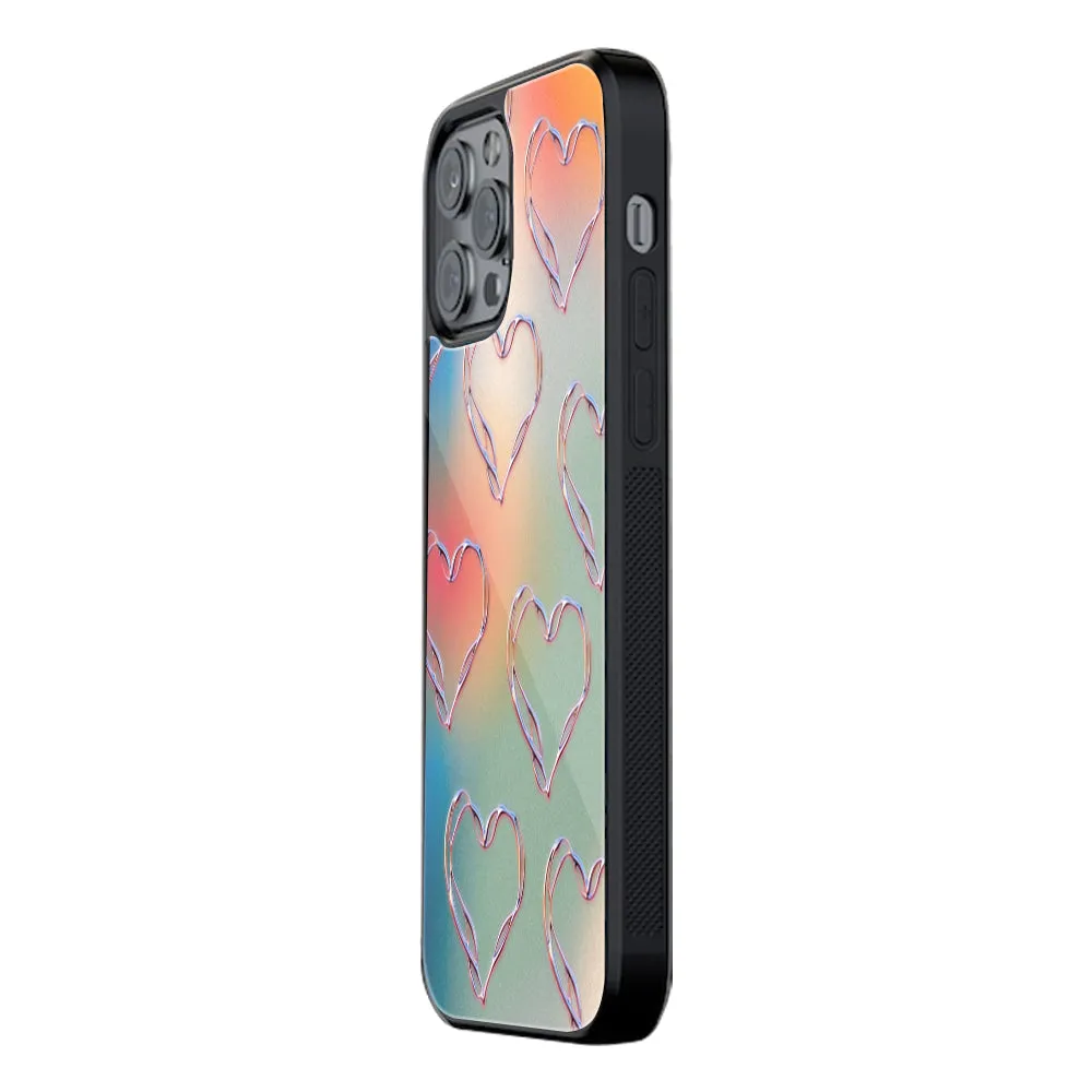 Hearts Euphoria Phone Cover | Glass Case