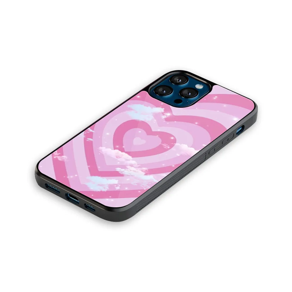 Hearts X Clouds Phone Cover | Glass Case