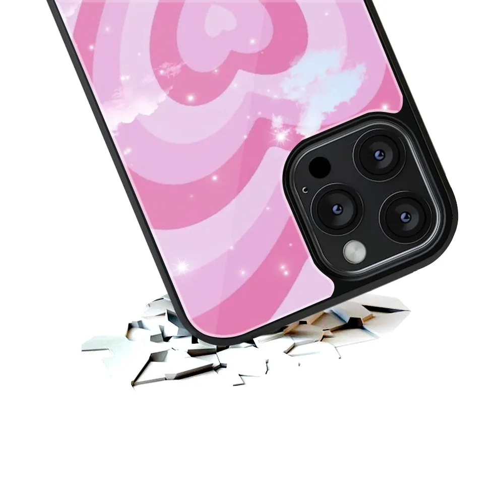 Hearts X Clouds Phone Cover | Glass Case