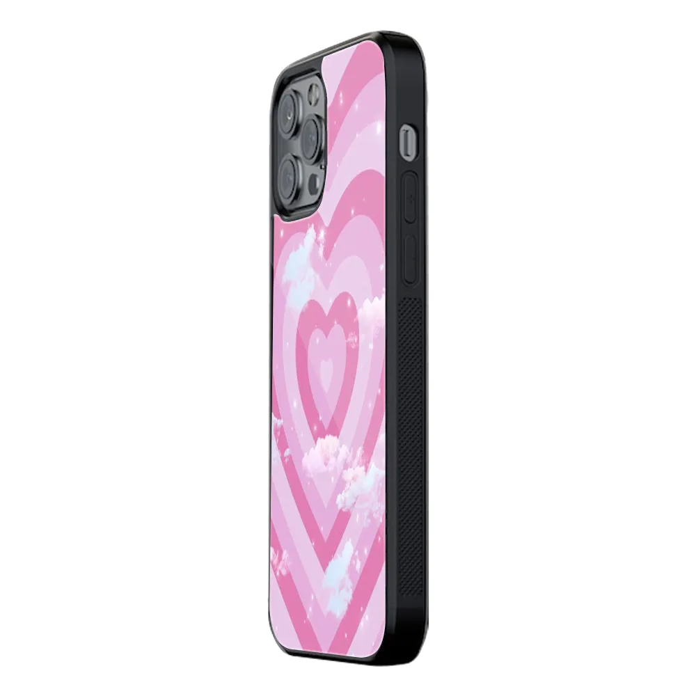 Hearts X Clouds Phone Cover | Glass Case