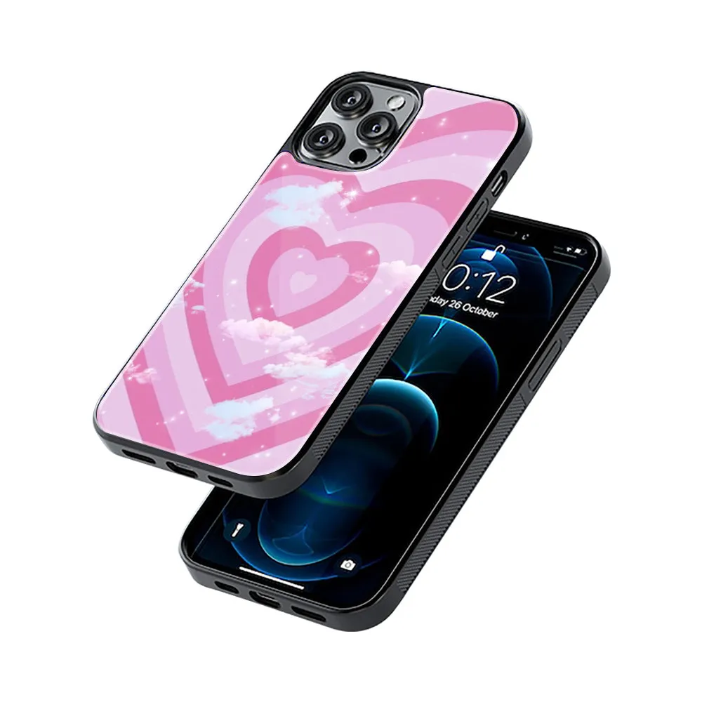 Hearts X Clouds Phone Cover | Glass Case