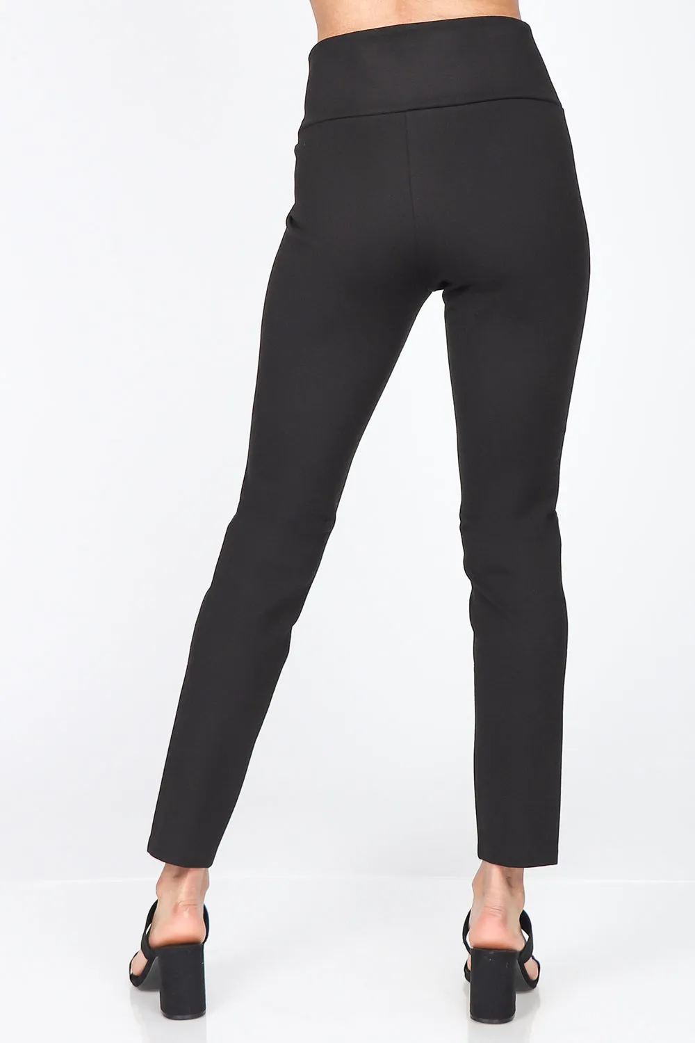 High Waist Ponte Skinny Pants