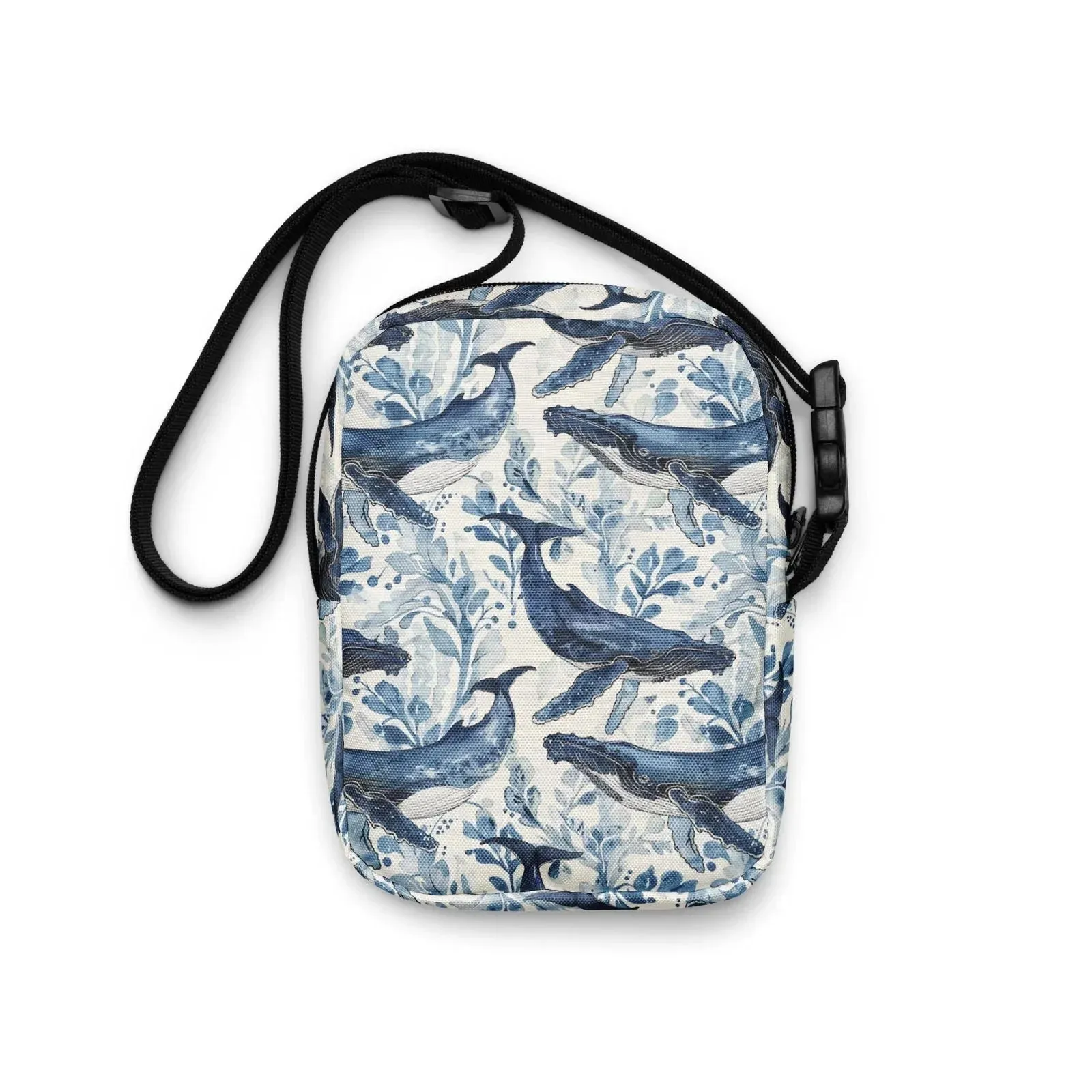 Humpback Whake Song Crossbody Bag