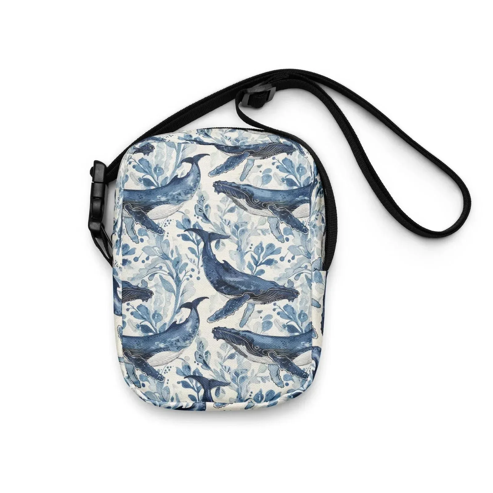 Humpback Whake Song Crossbody Bag