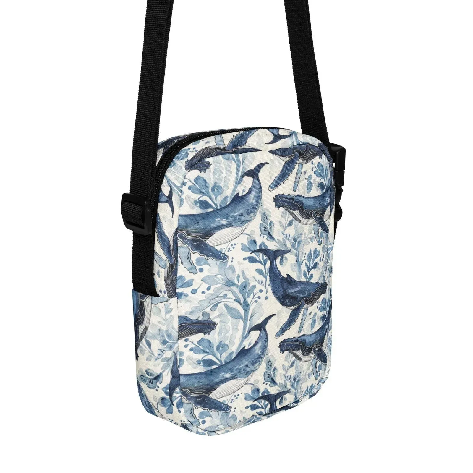 Humpback Whake Song Crossbody Bag