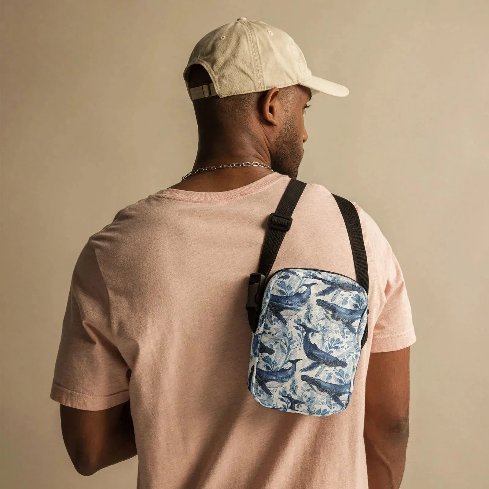 Humpback Whake Song Crossbody Bag