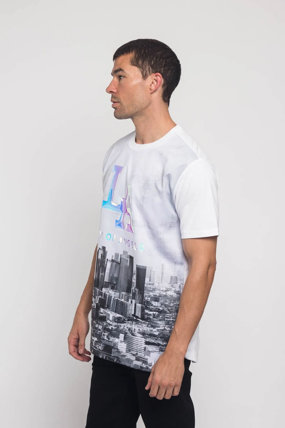 Iridescent Los Angeles City T-Shirt