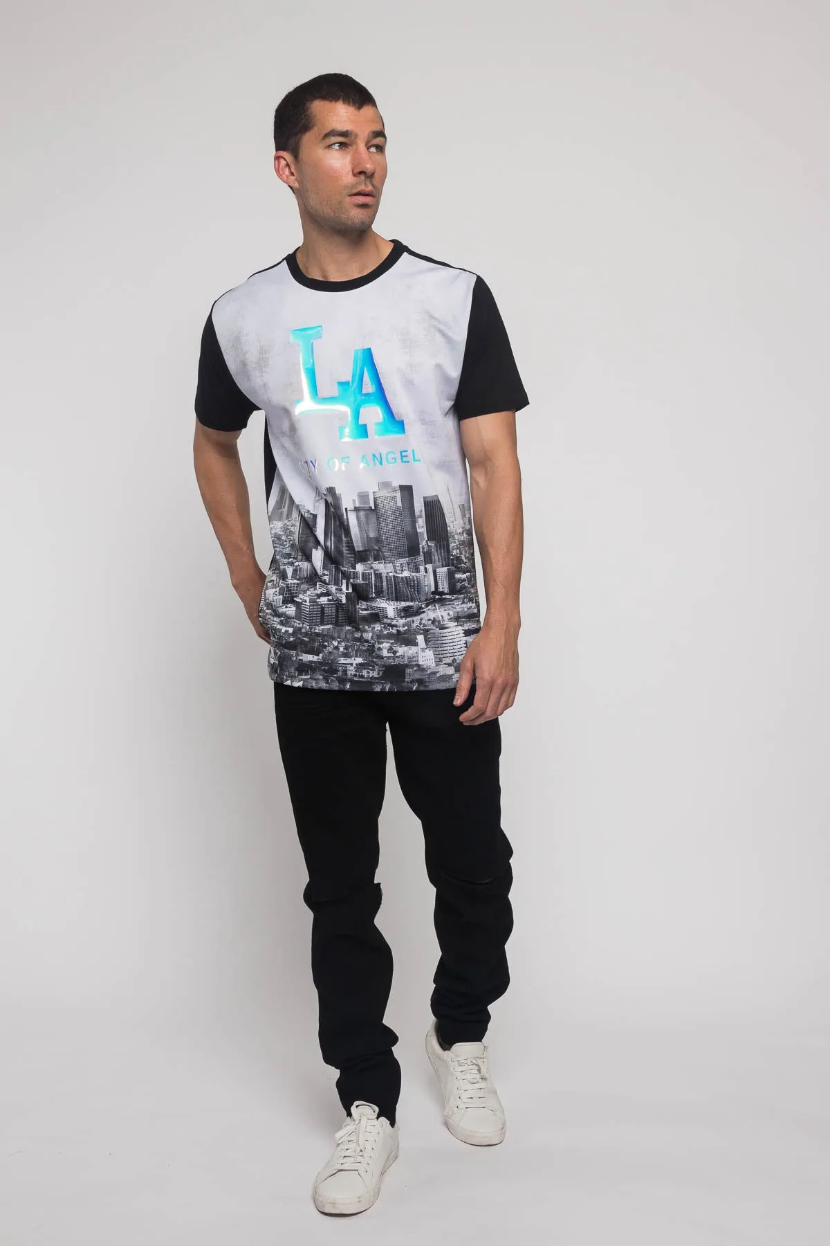 Iridescent Los Angeles City T-Shirt