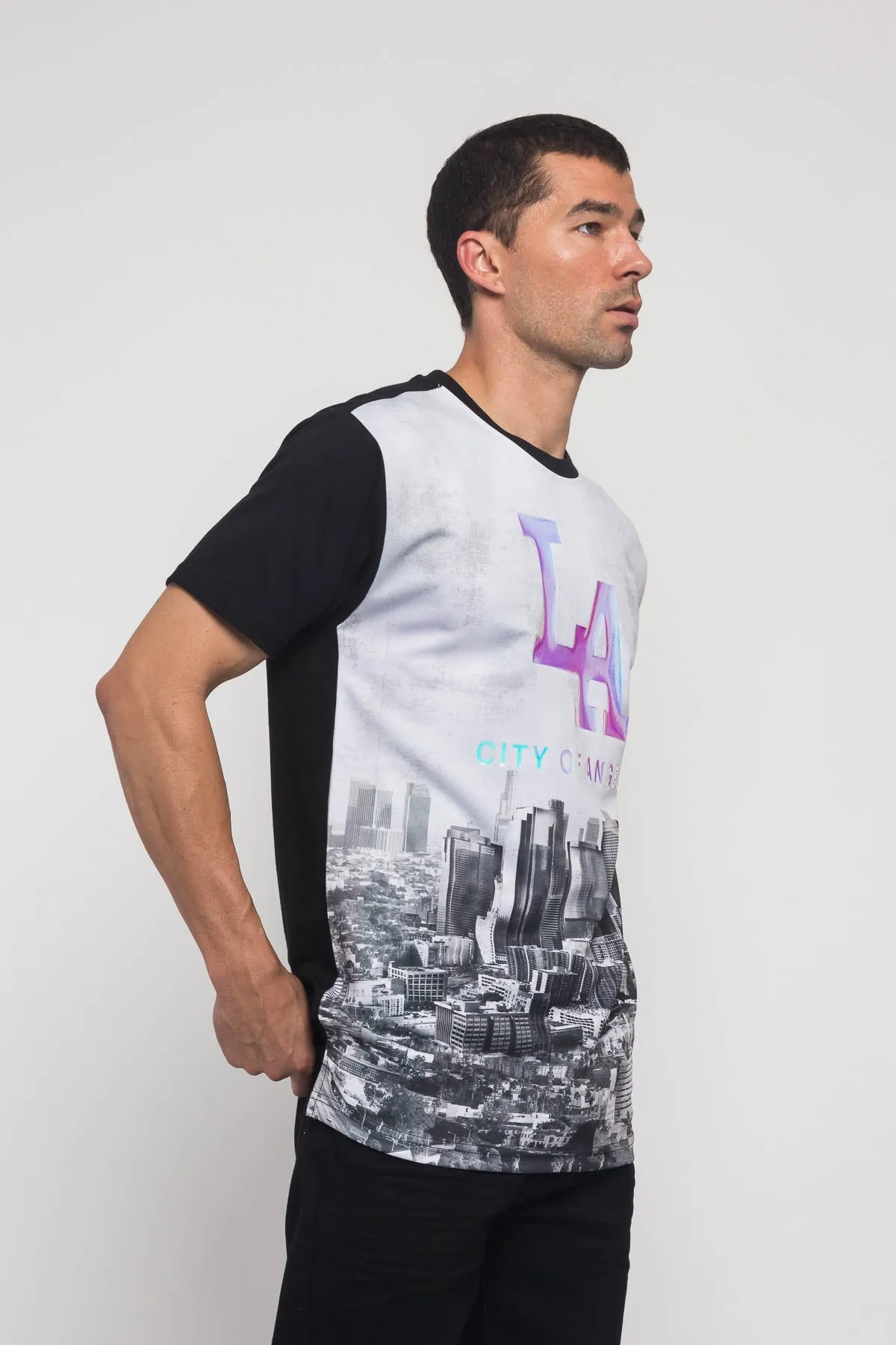 Iridescent Los Angeles City T-Shirt