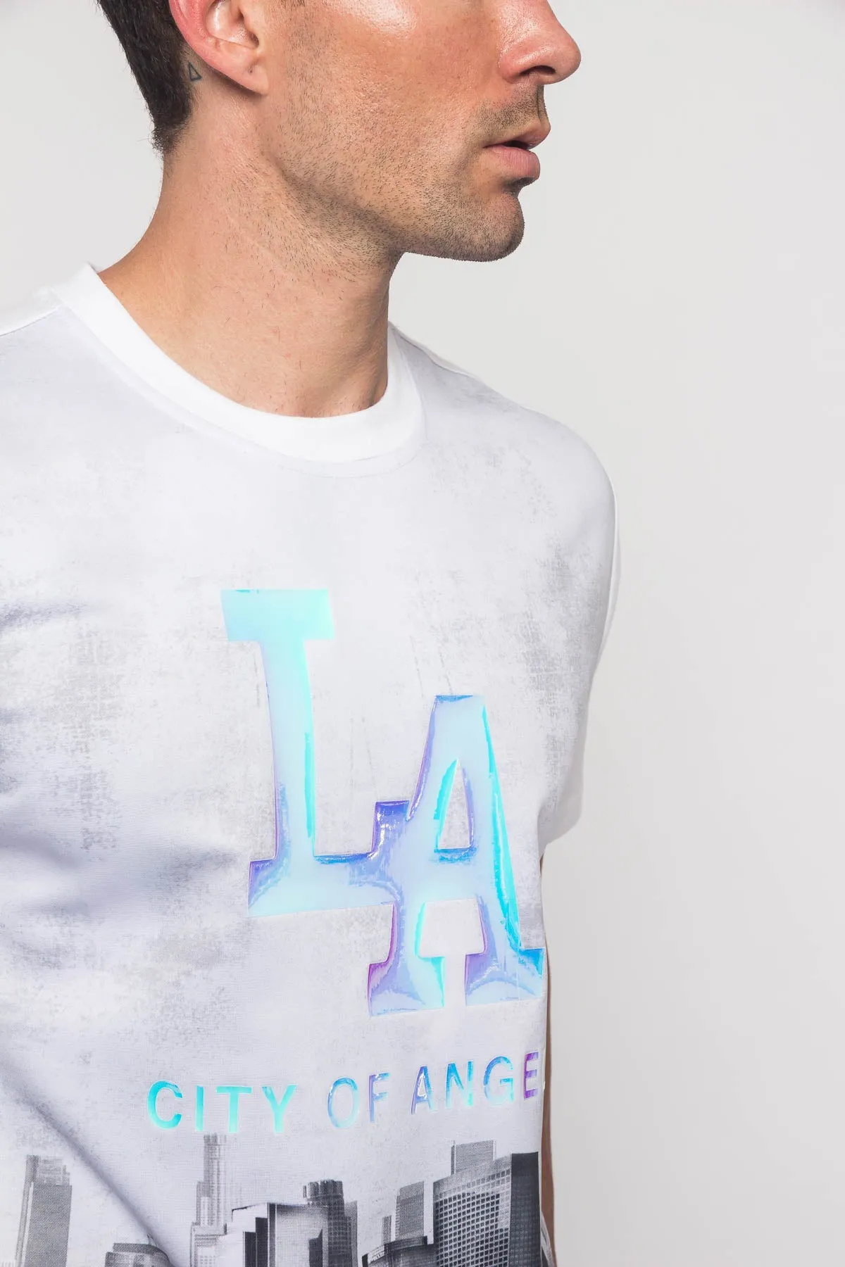 Iridescent Los Angeles City T-Shirt