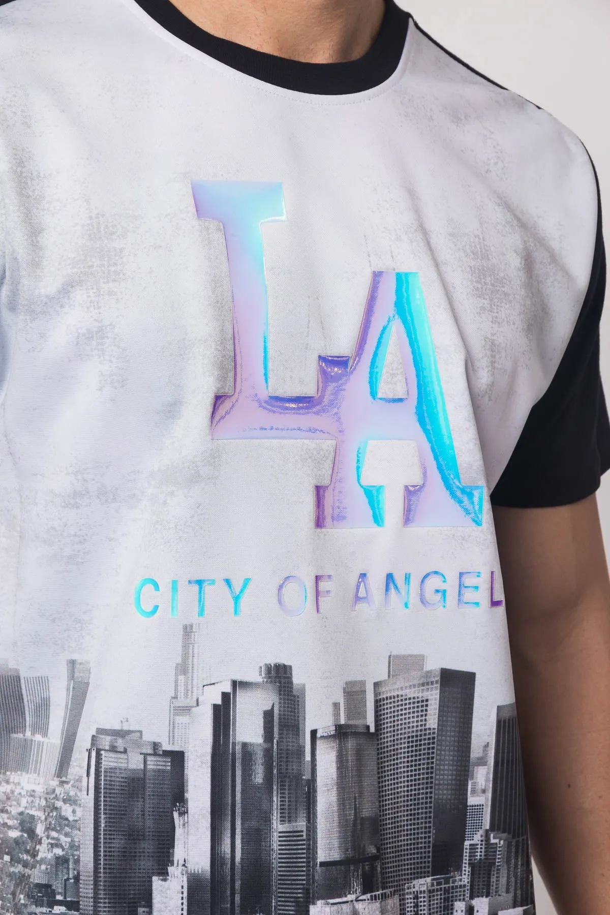 Iridescent Los Angeles City T-Shirt