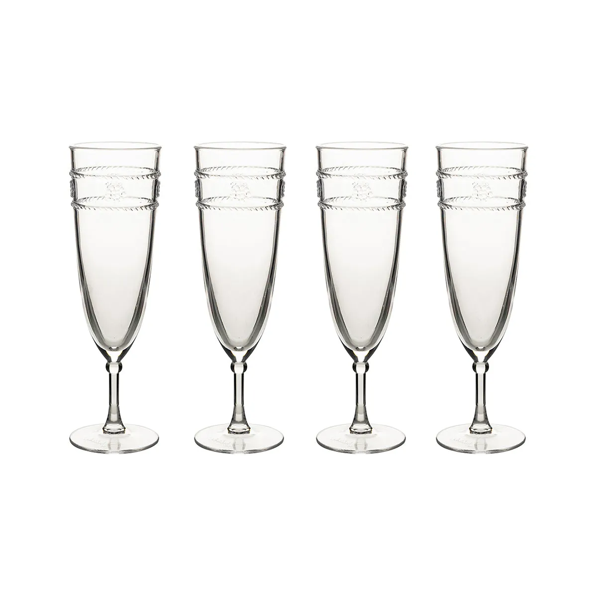 Isabella Acrylic Flute Set/4