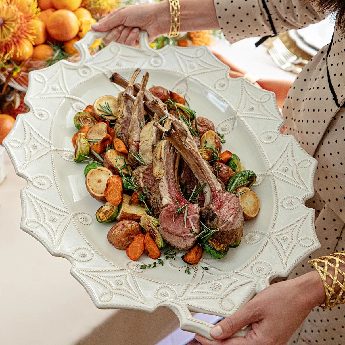 Jardins du Monde 25" Platter
