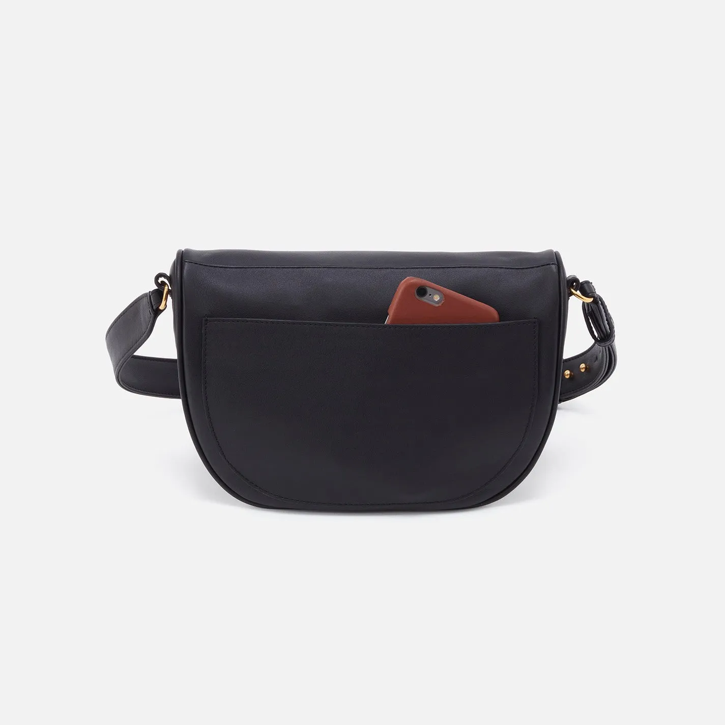 Juno Belt Bag In Smooth Leather - Black