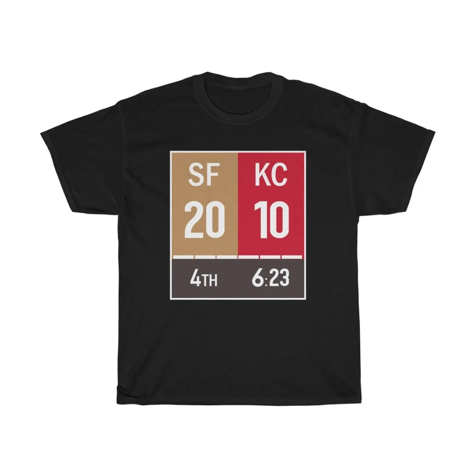 Kansas City Chiefs Super Bowl Scoreboard Unisex Shirt