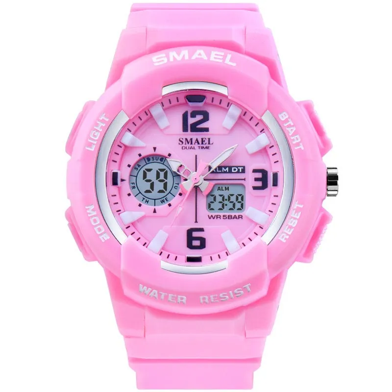 Kids Watches Waterproof Stopwatch Timer Alarm Analog/Digital
