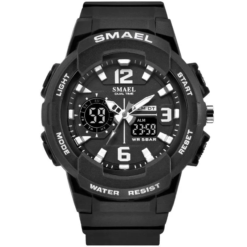 Kids Watches Waterproof Stopwatch Timer Alarm Analog/Digital