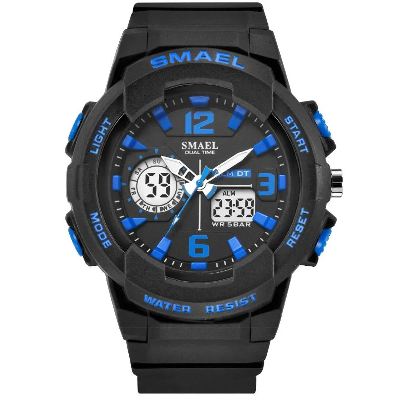 Kids Watches Waterproof Stopwatch Timer Alarm Analog/Digital