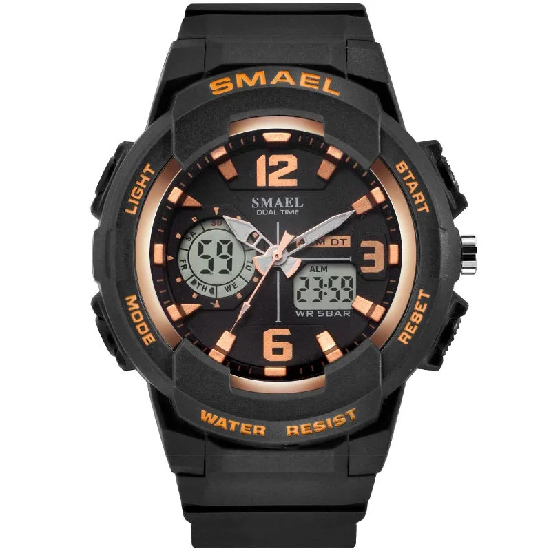 Kids Watches Waterproof Stopwatch Timer Alarm Analog/Digital