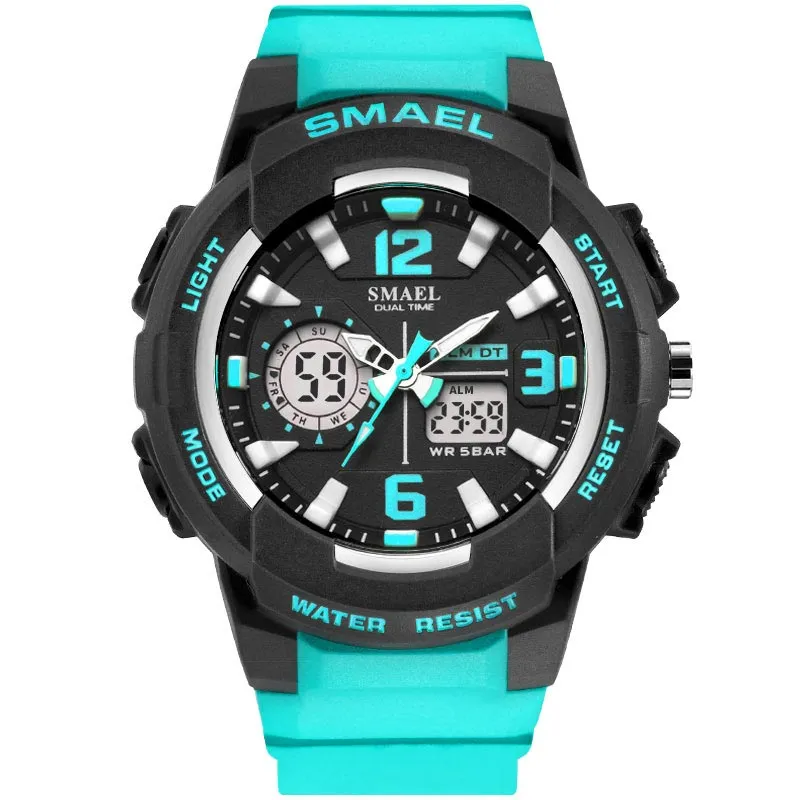 Kids Watches Waterproof Stopwatch Timer Alarm Analog/Digital