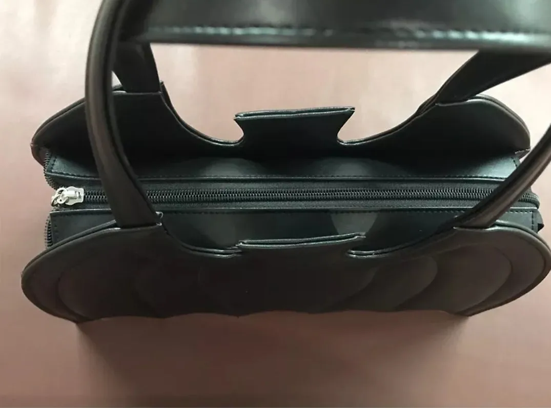 Large Black Bat Purse - Handbag