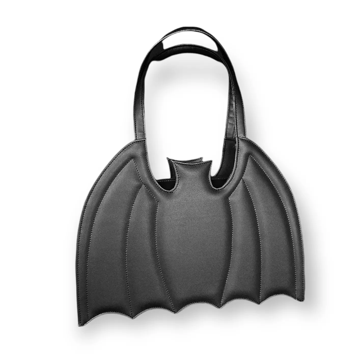 Large Black Bat Purse - Handbag