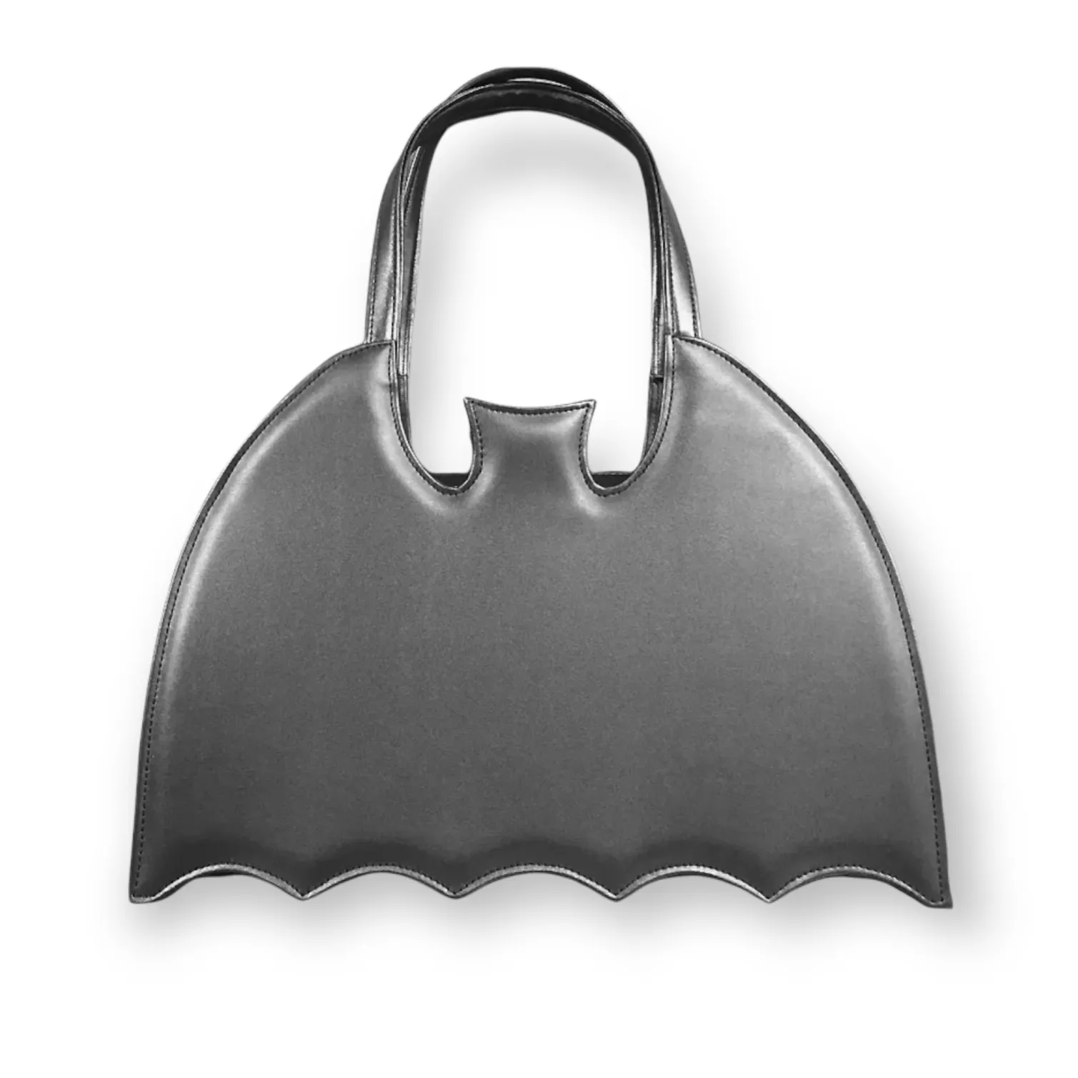 Large Black Bat Purse - Handbag