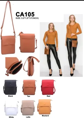 Lightweight Vegan Leather Crossbody