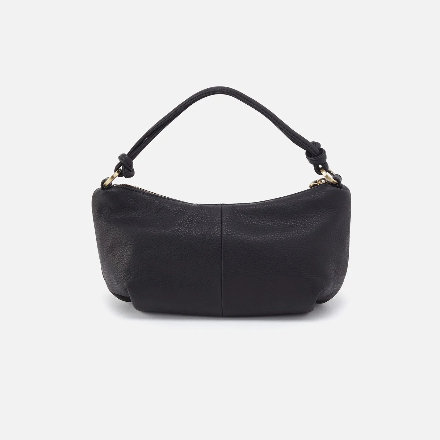 Lindley Crossbody in Soft Pebbled Leather - Black