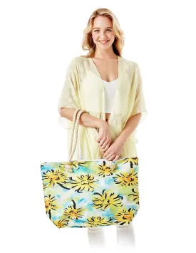 LOA359 Daisy Beach Tote