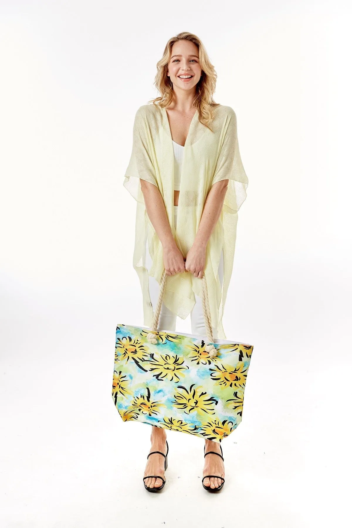 LOA359 Daisy Beach Tote