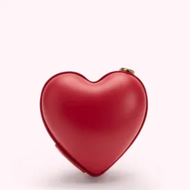 LULU RED HEART CLUTCH